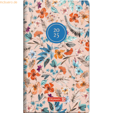 Bild von Baier & Schneider, Agenda, Brunnen 1075615025 Taschenkalender Modell 756 (2025) 'Botanical' 2 Seiten = 1 Woche A6 144 S (A6, Englisch, Französisch)