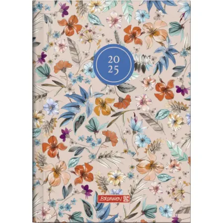 Bild von Brunnen 1079615015 Buchkalender Modell 796 (2025) "Botanical", 2 Seiten = 1 Woche, A5, 128 Seiten, Grafik-Einband, bunt