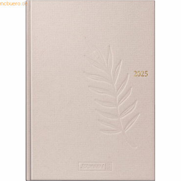 Bild von Brunnen, Agenda, Buchkalender 798 A5 1 Tag/Seite Naturkarton hanf 2025 (A5, Französisch, Italienisch, Russisch, Deutsch, Spanisch, Englisch)