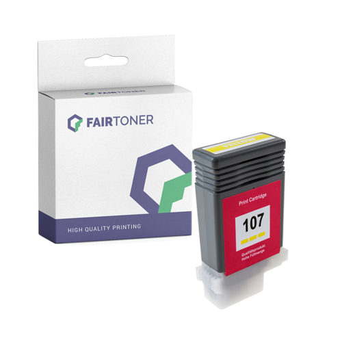 Bild von Hochwertige kompatible Druckerpatrone für Canon - FairToner 6708B001 (PFI-107Y) Gelb