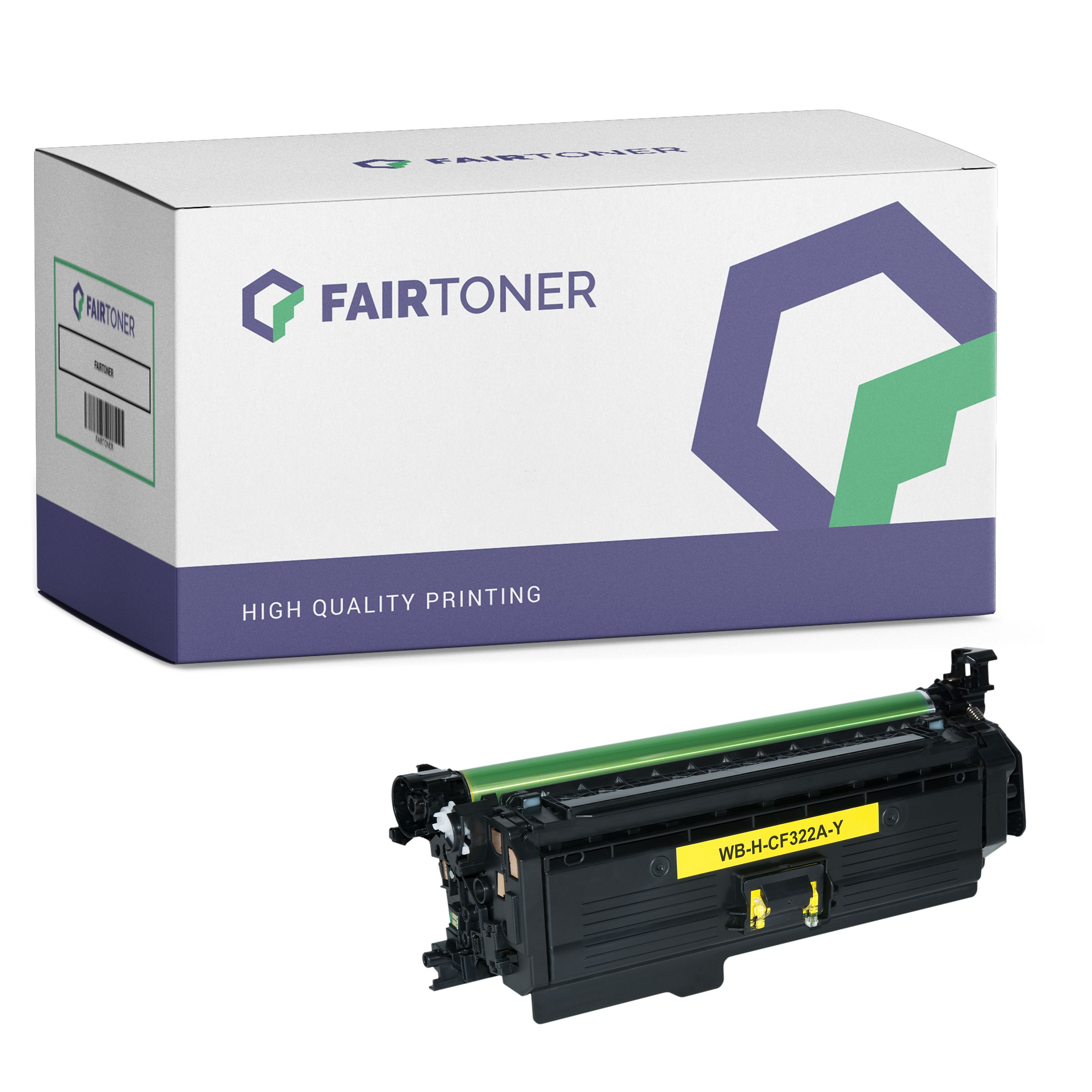 Bild von Kompatibel für HP CF322A / 653A Toner Gelb