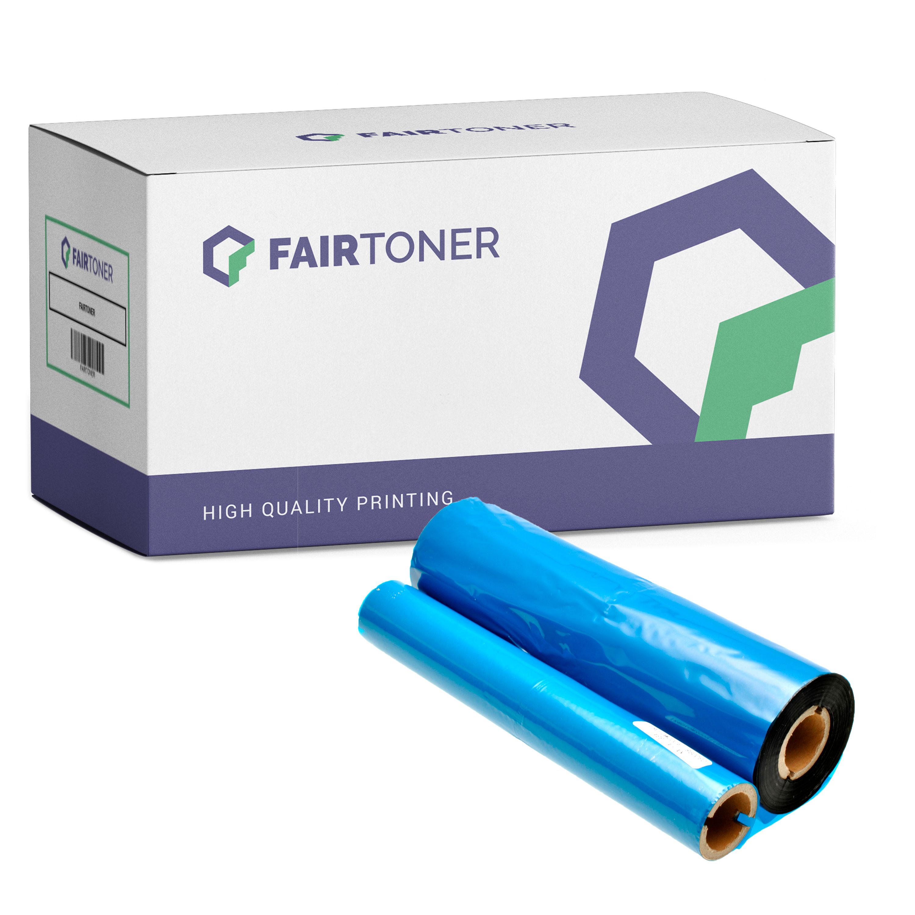Bild von Kompatibel für Panasonic KX-FA134X Thermo-Transfer-Rolle Schwarz