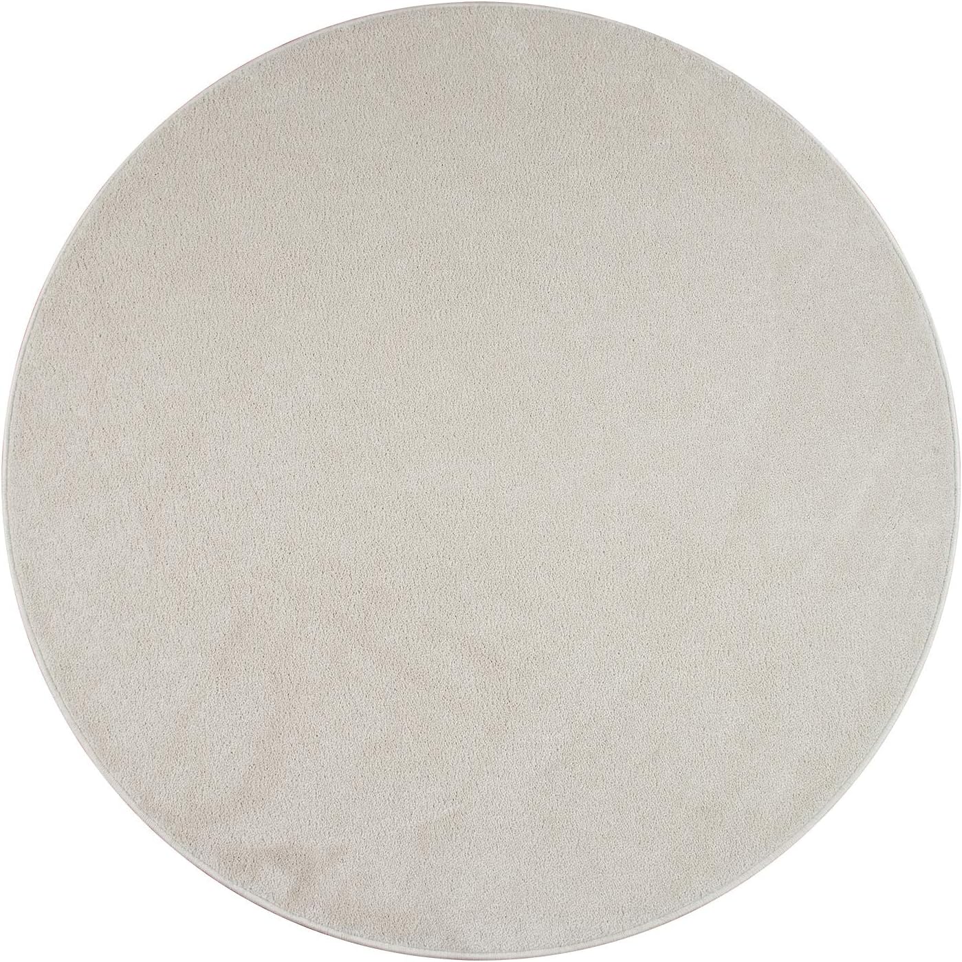Bild von Paco Home Teppich "Porto 890", rund, 13 mm Höhe, Kurzflor, Uni-Farben, ideal im Wohnzimmer & Schlafzimmer