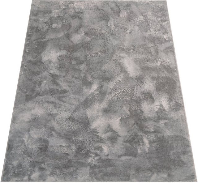 Bild von Home affaire Fellteppich Lottano, rechteckig, Höhe: 14 mm, Langflor, Kunstfell, Uni Farben, traumhaft weicher Flor, Wohnzimmer
