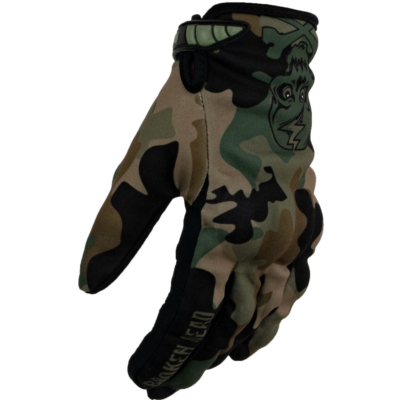 Bild von Broken Head MX Handschuhe Rebelution Camouflage grün