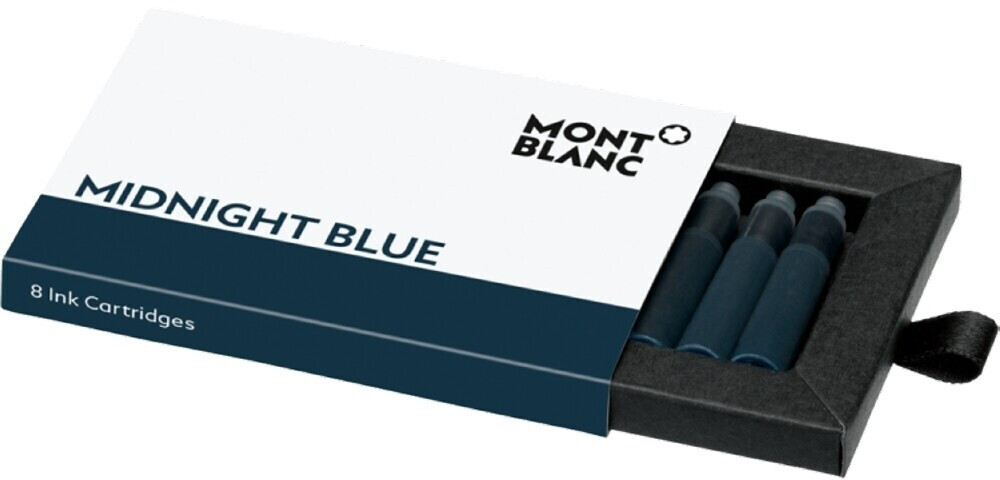 Bild von MONTBLANC MONT BLANC Tintenpatronen 8ST blauschwarz 128199 Tintenpatrone
