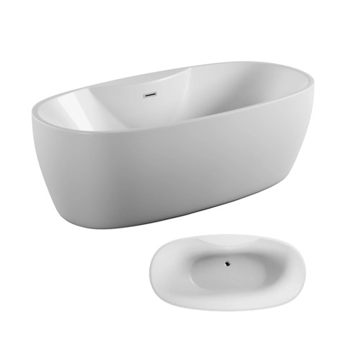 Bild von TroniTechnik Freistehende Badewanne Acrylwanne ANAFI