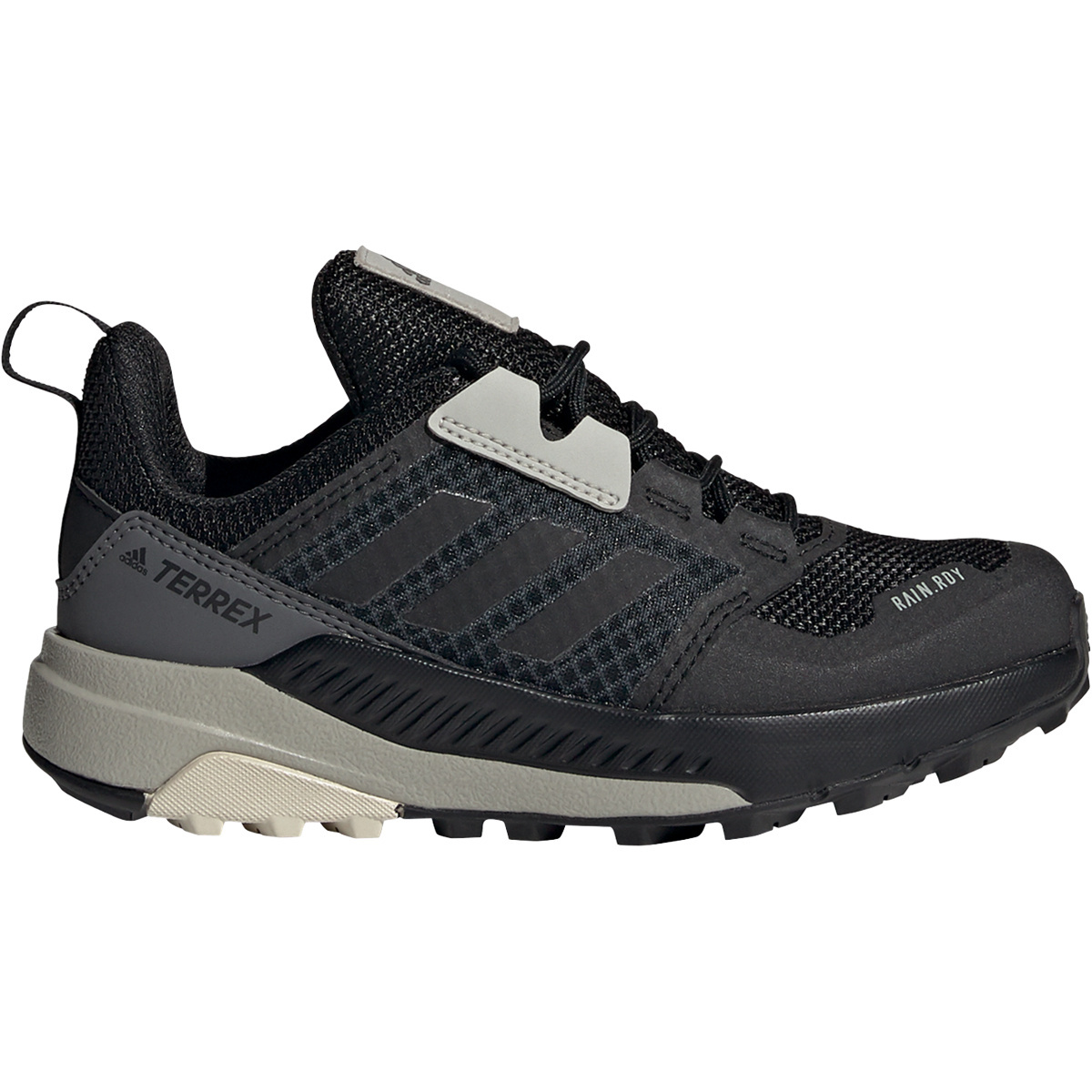 Bild von adidas Terrex Trailmaker RAIN.RDY Hiking Shoes Walking Shoe, Core Black/Core Black/Aluminium, 35 EU