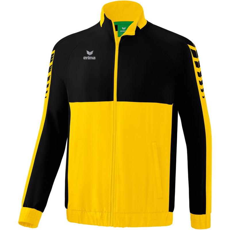 Bild von Erima Six Wings Pr?sentationsjacke 1012201 gelb/schwarz L