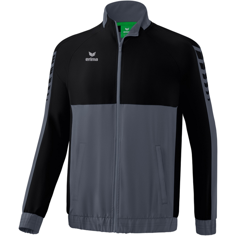 Bild von Erima Six Wings Pr?sentationsjacke 1012201 slate grey/schwarz XL