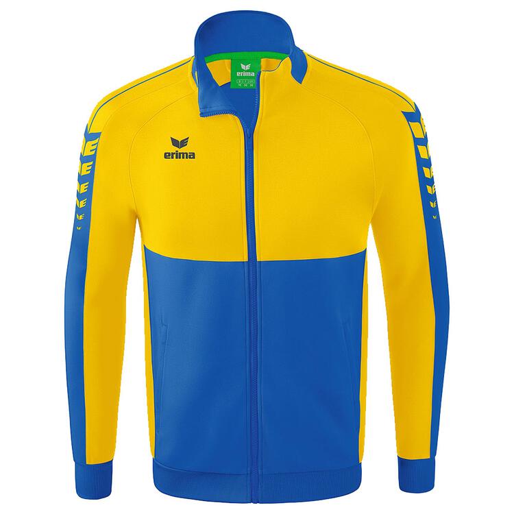 Bild von Erima Six Wings Worker Trainingsjacke 1032227 new royal/gelb S