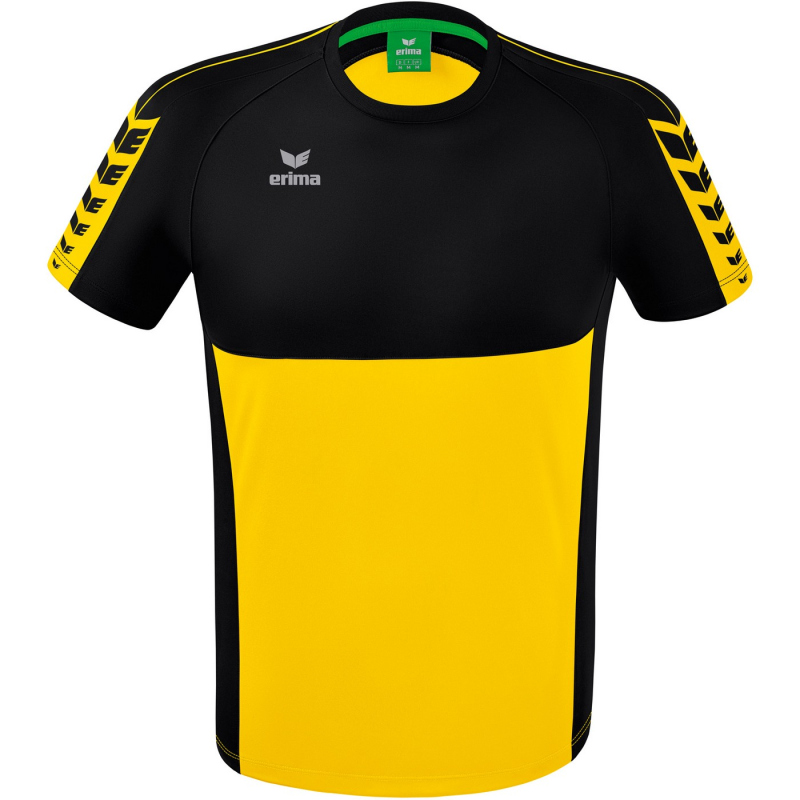 Bild von Erima Six Wings T-Shirt 1082205 gelb/schwarz 128