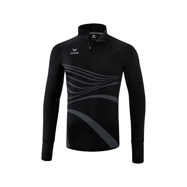 Bild von Erima Racing Half Zip Long Sleeve T-shirt Schwarz L Herren