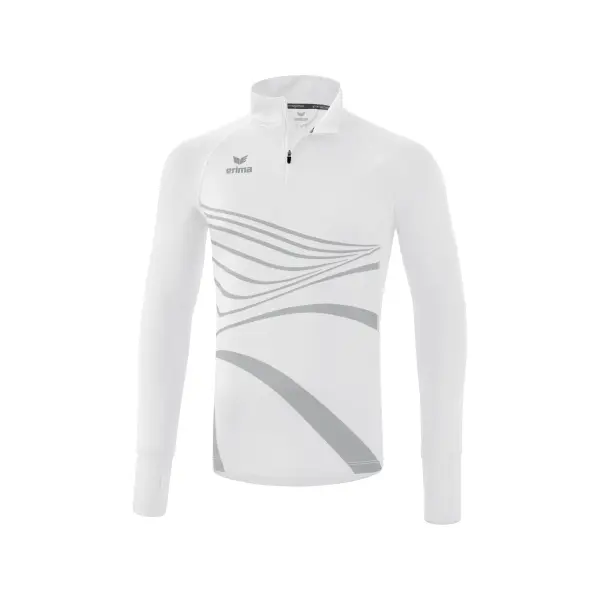 Bild von Erima Racing Half Zip Long Sleeve T-shirt Weiß XL Herren