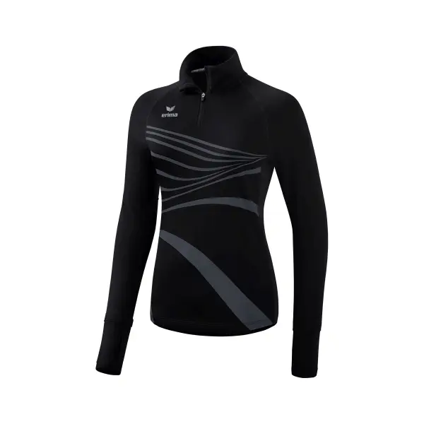 Bild von Erima Racing Half Zip Long Sleeve T-shirt Schwarz 34 Damen
