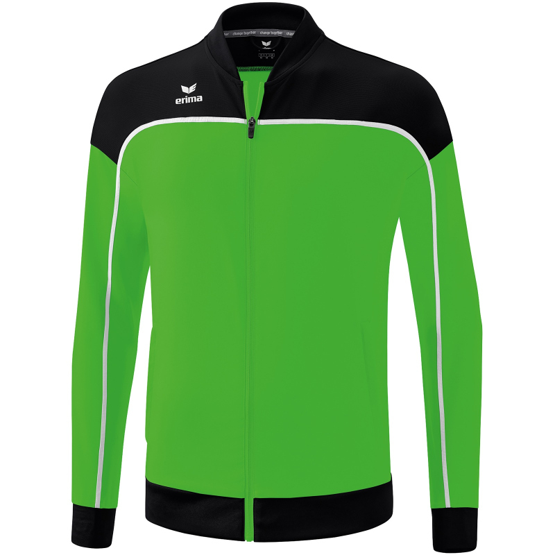 Bild von Erima Herren „CHANGE by erima" funktionelle Präsentationsjacke, green/schwarz/weiß, L