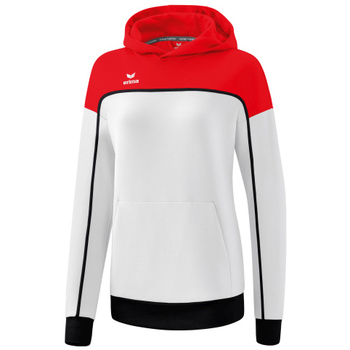 Bild von Erima CHANGE by erima Kapuzensweat Damen wei?/rot/schwarz Gr??e: 34