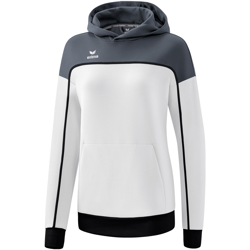 Bild von Erima CHANGE by erima Kapuzensweat Damen wei?/slate grey/schwarz...