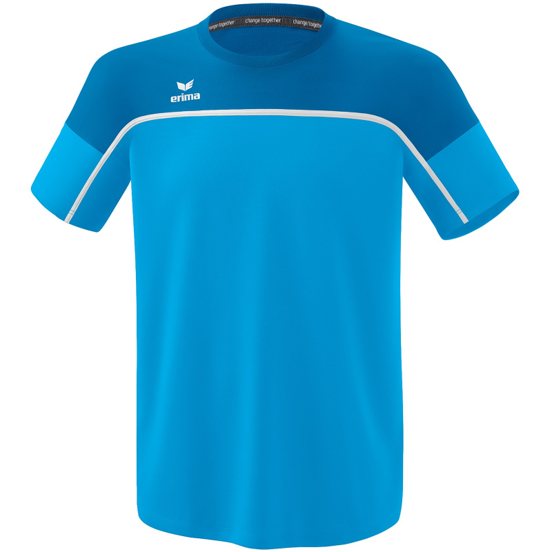Bild von Erima CHANGE by erima T-Shirt Erwachsene curacao/mykonos/wei?...