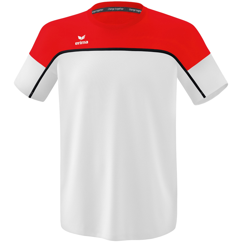 Bild von Erima CHANGE by erima T-Shirt Erwachsene wei?/rot/schwarz Gr??e: S