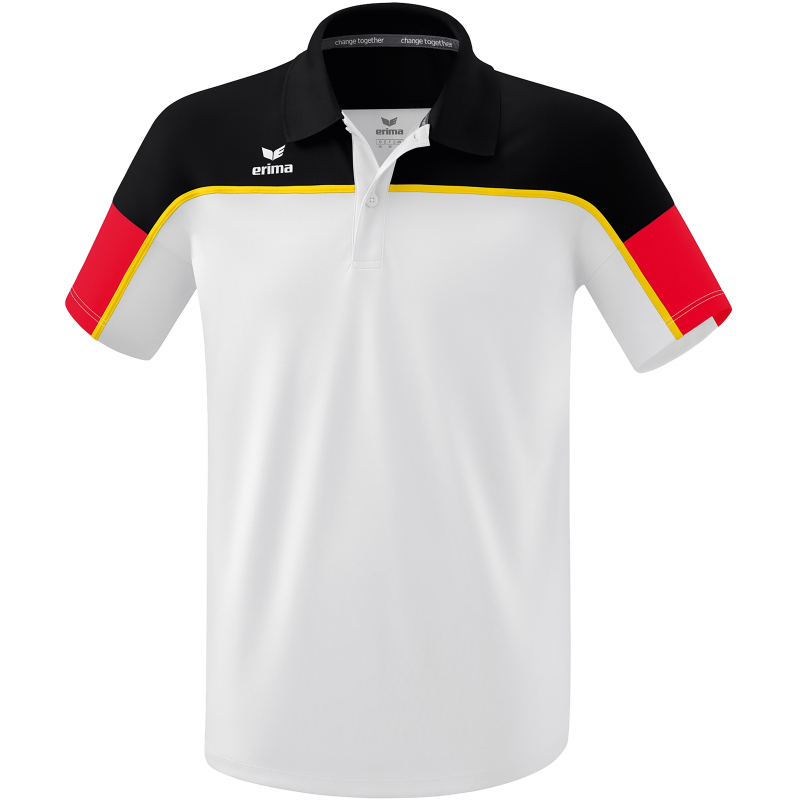 Bild von Erima CHANGE by erima Poloshirt Erwachsene wei?/schwarz/rot Gr??e: M