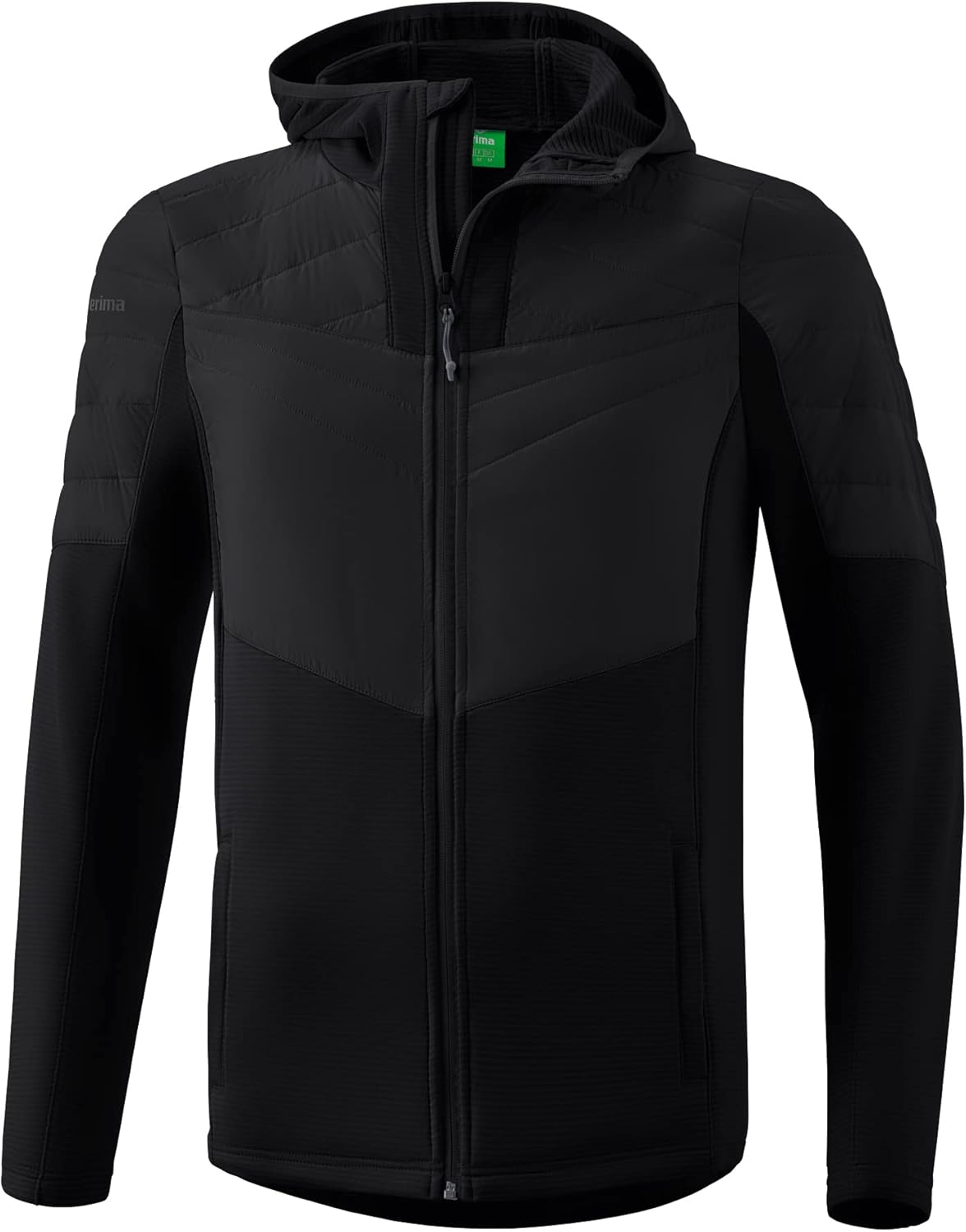 Bild von Erima Unisex Kinder Hybrid Jacke (2062301), schwarz, 152