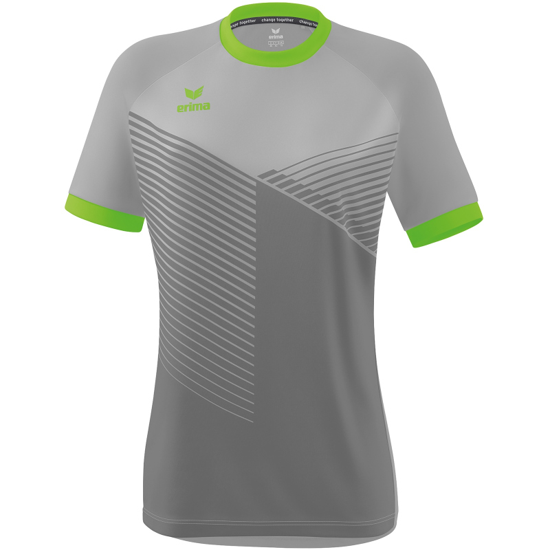 Bild von erima Mantua Fußballtrikot Damen silver grey/green gecko 34