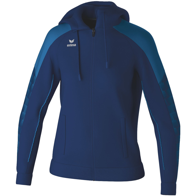 Bild von Erima Evo Star Trainingsjacke mit Kapuze 1032442 - new navy/mykonos...