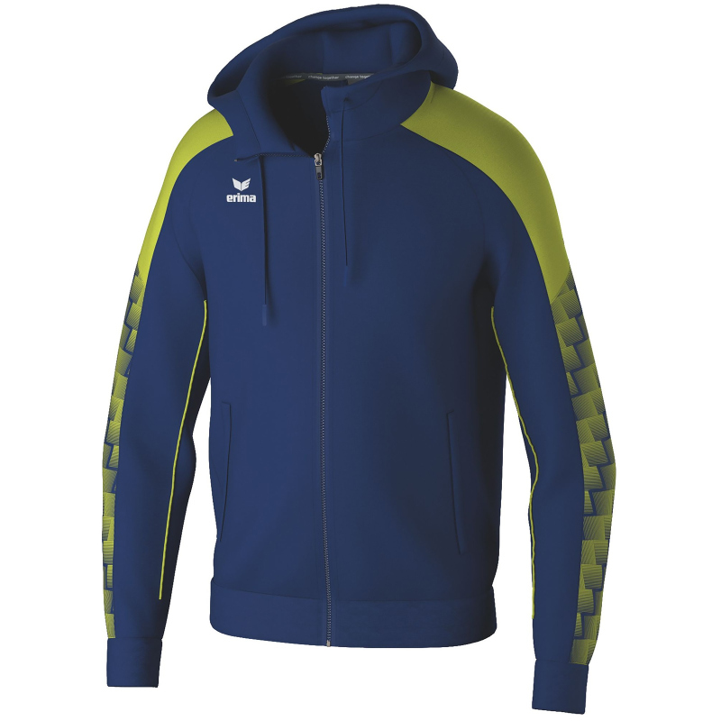 Bild von Erima Evo Star Trainingsjacke mit Kapuze 1032409 - new navy/lime - XXL
