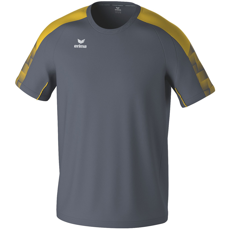 Bild von Erima Evo Star T-Shirt 1082405 - slate grey/gelb - XL