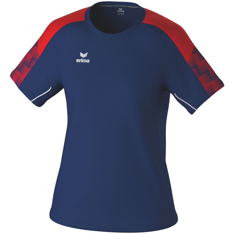 Bild von erima EVO STAR Trainingsshirt Damen new navy/rot 34