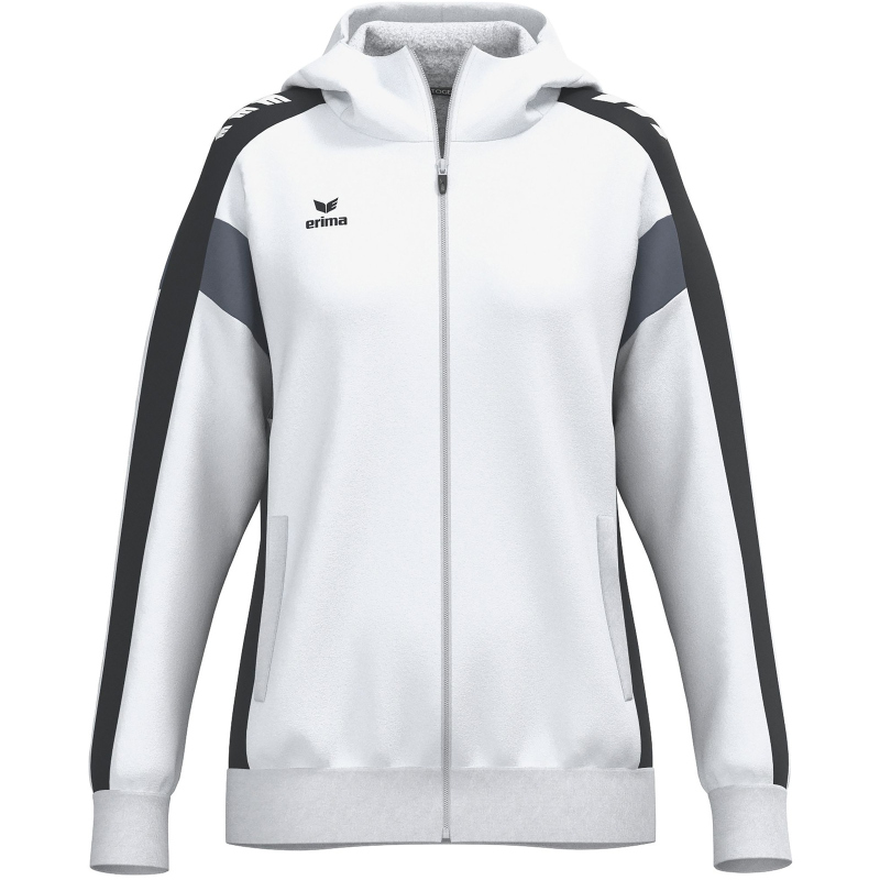 Bild von erima Celebrate 125 Trainingsjacke mit Kapuze Damen weiß/schwarz 40