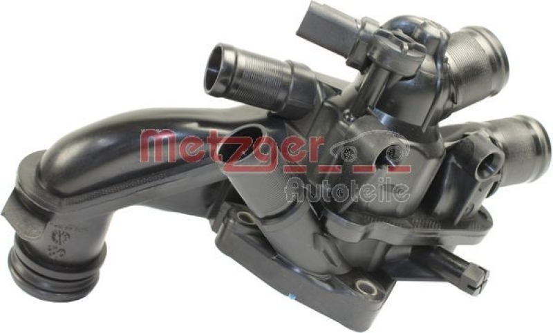 Bild von METZGER 4006286 Kühlwasserthermostat Thermostat, Thermostat, Kühlmittel, Kühler Thermostat 105 mit Dichtung mit Sensor Kunststoff