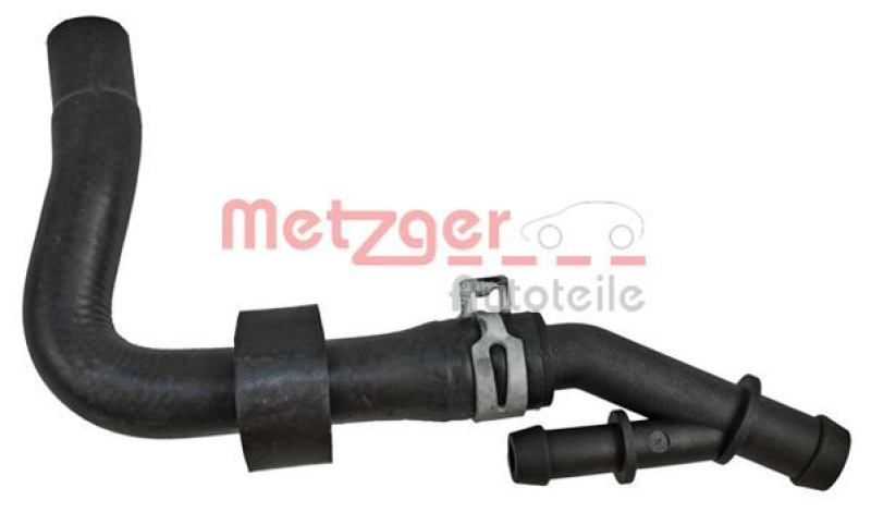 Bild von METZGER 2420792 Kühlerschlauch Wasserschlauch, Kühlwasserschläuche, Kühlmittelschlauch EPDM (Ethylen-Propylen-Dien-Kautschuk) AUDI: A3 Hatchback
