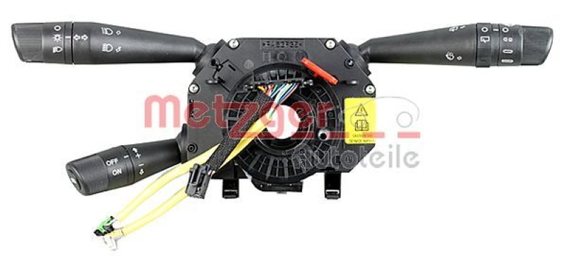 Bild von METZGER 0916629 Lenkstockschalter mit Airbag-Wickelfeder FIAT: Grande Punto Schrägheck, Punto III Schrägheck, Punto Evo Schrägheck, ABARTH: Punto Evo