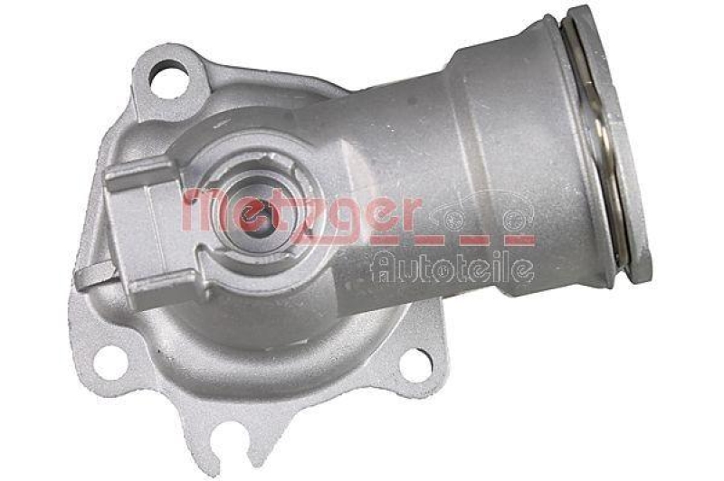 Bild von METZGER 4006327 Kühlwasserthermostat Thermostat, Thermostat, Kühlmittel, Kühler Thermostat 92 mit Gehäuse MERCEDES-BENZ: ML-Class, E-Class Coupe