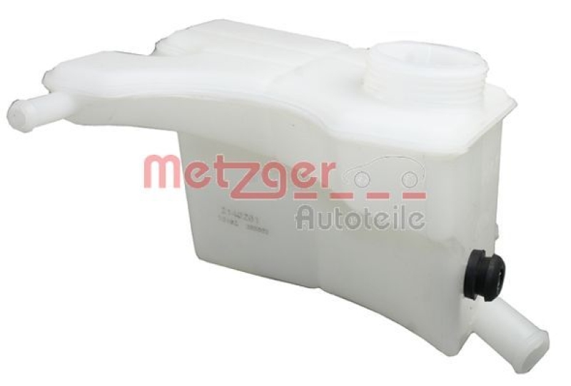 Bild von METZGER 2140261 Ausgleichsbehälter Kühlwasserbehälter, Kühlflüssigkeitsbehälter, Ausgleichsbehälter, Kühlmittel ohne Kühlmittelstandsensor ohne Deckel