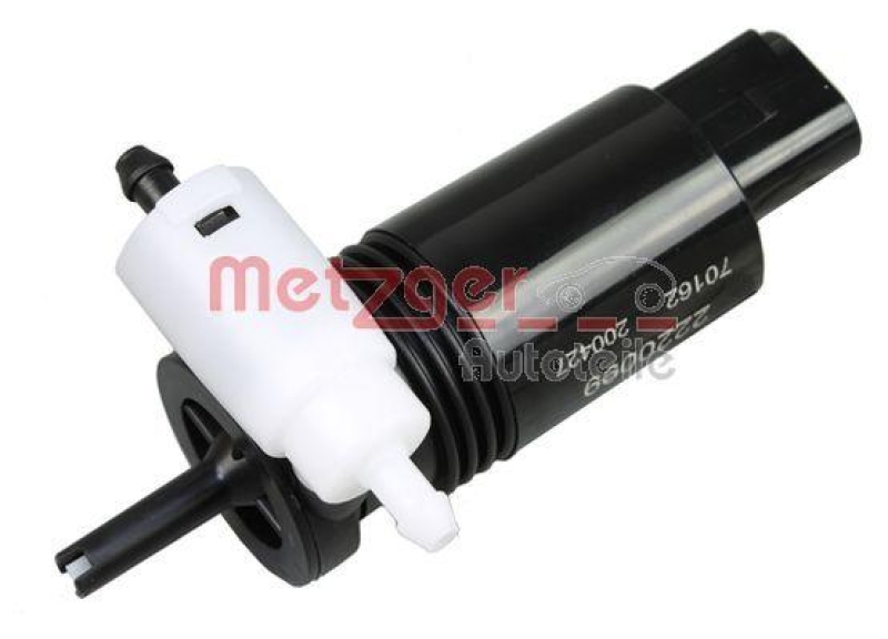 Bild von METZGER 2220099 Waschwasserpumpe Scheibenwaschpumpe, Wischwasserpumpe, Spritzwasserpumpe MERCEDES-BENZ: ML-Class, GL