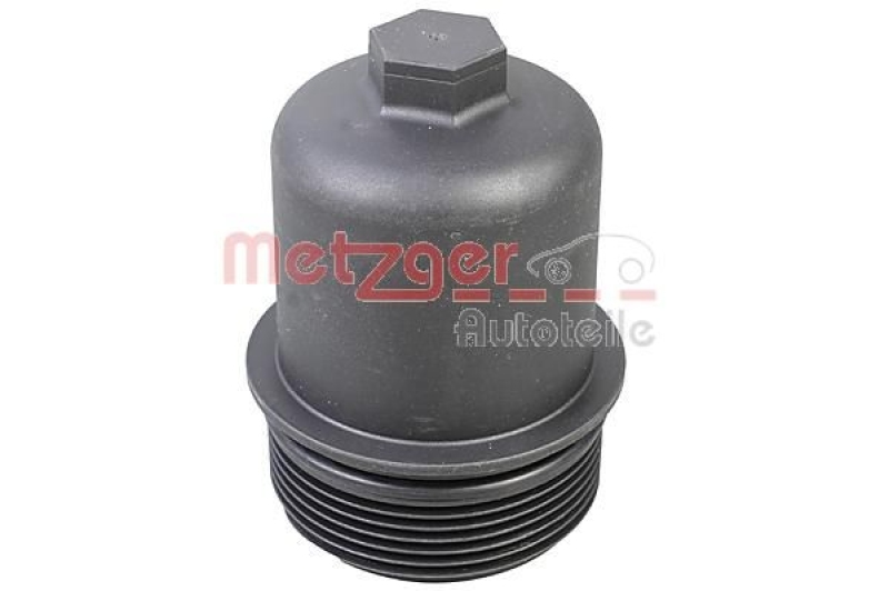 Bild von METZGER 2370034 Deckel, Ölfiltergehäuse mit Dichtung VOLKSWAGEN: Golf 5, GOLF 6, Golf 4, AUDI: A3 Hatchback, A3 Sportback, TT Coupe
