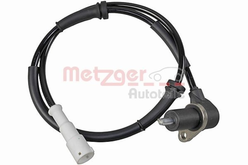 Bild von METZGER 09001206 ABS Sensor Drehzahlsensor, Raddrehzahl Sensor, Drehzahlgeber Hinterachse rechts RENAULT: Kangoo I, Kangoo I Express