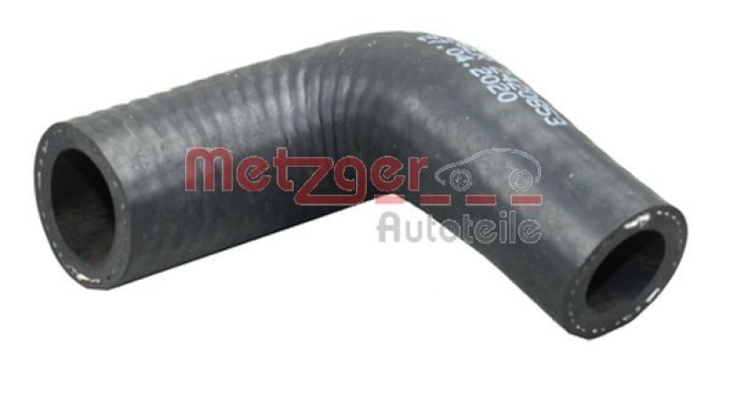 Bild von METZGER 2420853 Kühlerschlauch Wasserschlauch, Kühlwasserschläuche, Kühlmittelschlauch nach AGR-Kühler EPDM (Ethylen-Propylen-Dien-Kautschuk)