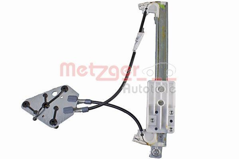 Bild von METZGER 2160507 Fensterheber hinten links elektrisch ohne Elektromotor mit Komfortfunktion VOLKSWAGEN: Polo IV Hatchback, Polo V Hatchback