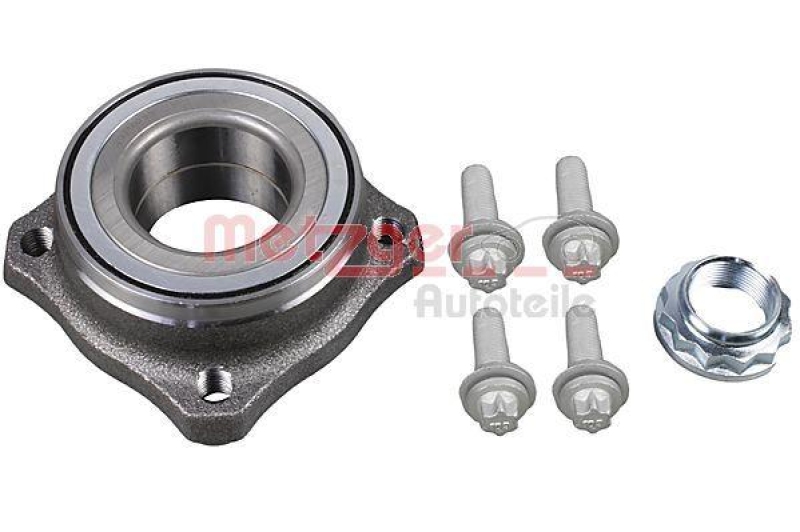 Bild von METZGER WM 2192 Radlagersatz Radlager, Radlager & Radlagersatz mit integriertem magnetischen Sensorring BMW: X3, X4