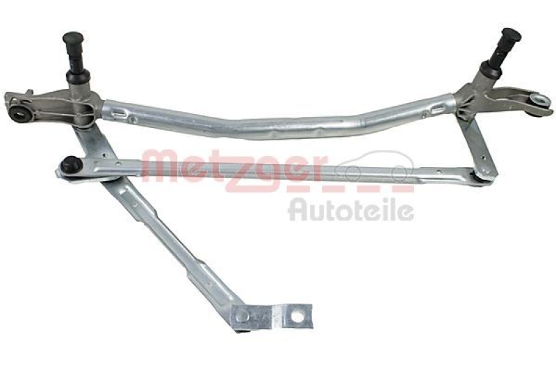 Bild von METZGER 2190959 Scheibenwischergestänge Wischergestänge vorne für Linkslenker ohne Elektromotor CITROËN: Berlingo II