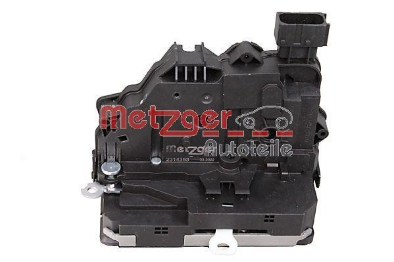Bild von METZGER 2314353 Türschloß vorne links mit Zentralverriegelung, mit Safelock-Funktion FIAT: Ducato III Van, Ducato III Minibus, PEUGEOT: Boxer Van