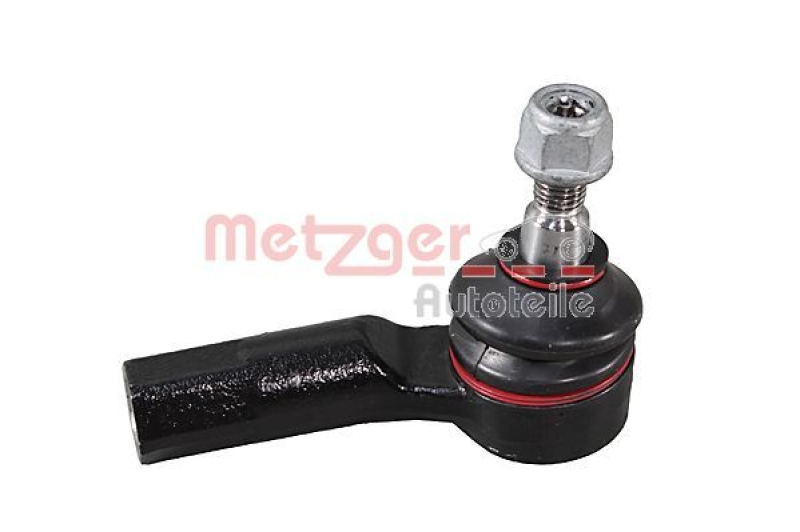 Bild von METZGER 54063101 Spurstangenkopf Spurstangengelenk, Lenkstangenkopf, Spurgelenk M16 x 1,5 Vorderachse links mit Befestigungsmaterial
