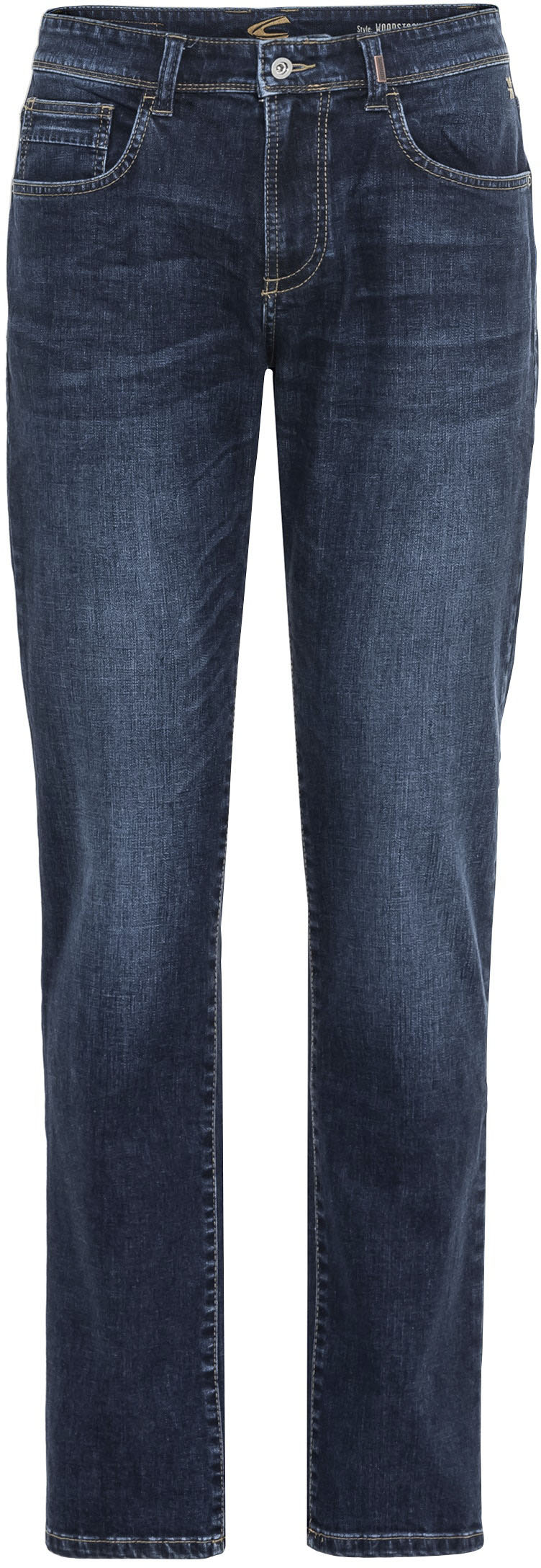 Bild von camel active Herren Relaxed Fit 5-Pocket Jeans aus Baumwolle 30 Blau menswear-33/30