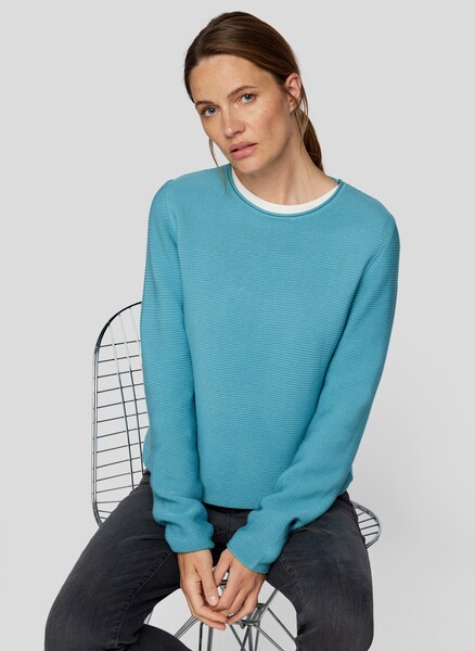 Bild von RABE Pullover, Rundhals, für Damen, grün, 42