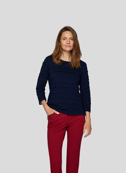 Bild von Rabe 3/4-Arm-Shirt, in Crinkle-Optik