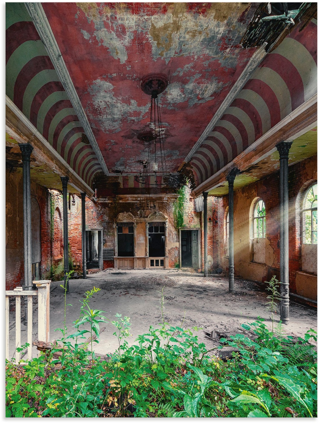 Bild von Artland Wandbild "Lost Place - Tanzsaal Ballsaal", Gebäude, (1 St.), als Alubild, Outdoorbild, Leinwandbild, Poster in verschied. Größen